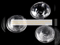 Ánh sáng đồng nhất 15°/30°/45°/60° Có Φ19.7mm XML5050LED Đèn đơn Dễ cài đặt