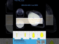 440 chiếc đèn LED 3737&5050 công suất cao, phân phối ánh sáng đa dạng, ống kính quang học 470mm vượt trội cho chiếu sáng sân vận động