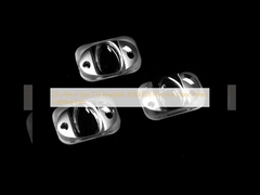 Ống kính chiếu sáng đường phố quang học chính xác 3030LED có kích thước T2S 23×16mm