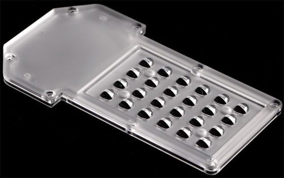High Transmittance 24pcs 2835LEDs PC Environmental Material Low Glare Lens for Street Lighting
